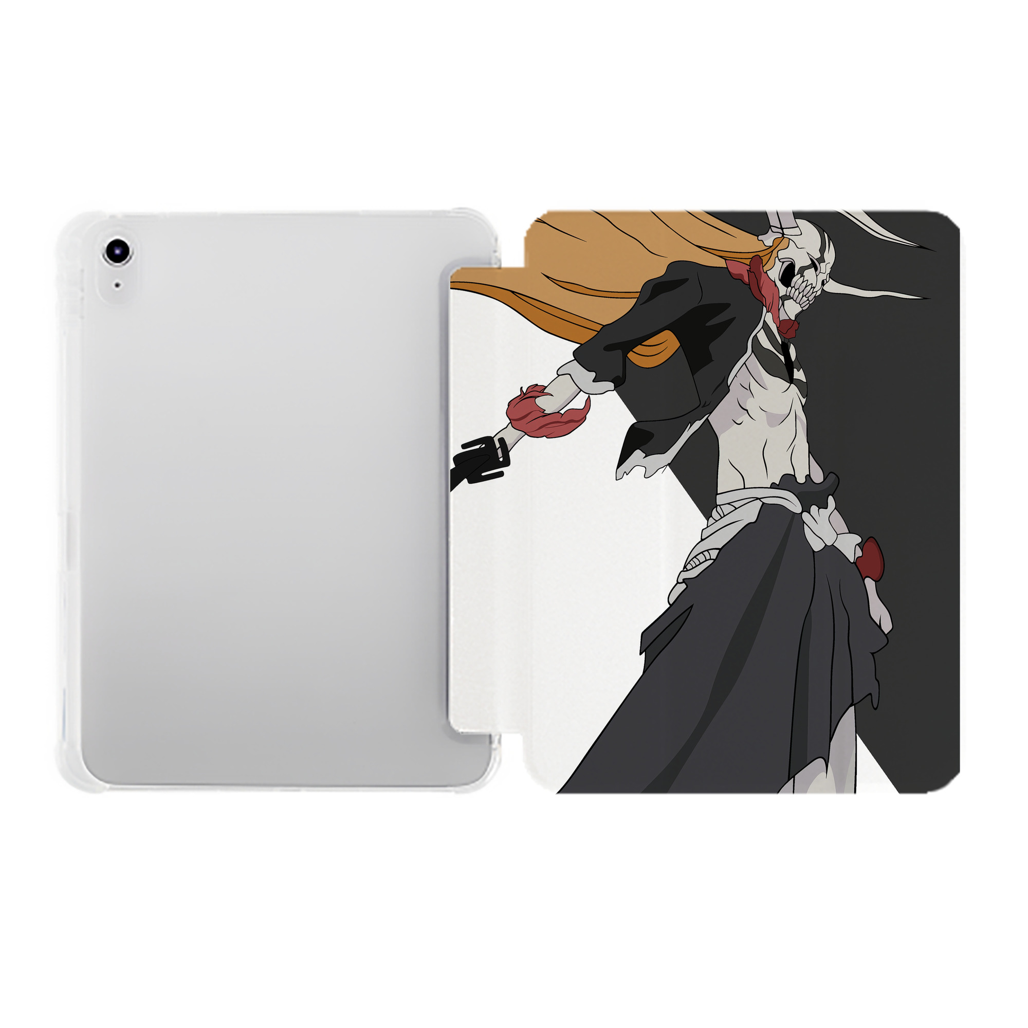 （画像用） ブリーチ BLEACH IPad ケース ペン収納付き 三つ折りスタンド PUレザー×シリコン 対応機種9.5/10.5/10.9インチ